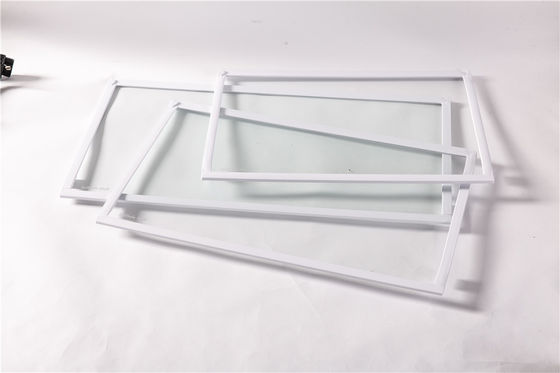 Wear Resistance 300mm 4mm Tempered Glass Fridge Shelf